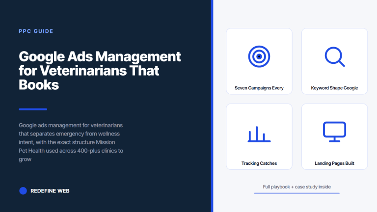 Google Ads Management for Veterinarians That Books Real Wellness and Sick-Visit Appointments