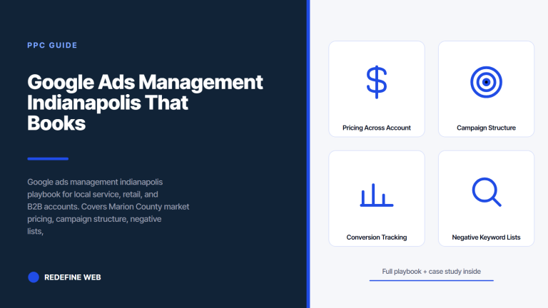 Google Ads Management Indianapolis That Books Real Leads