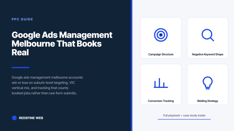 Google Ads Management Melbourne That Books Real Leads