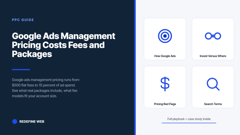 Google Ads Management Pricing Costs Fees and Packages Explained