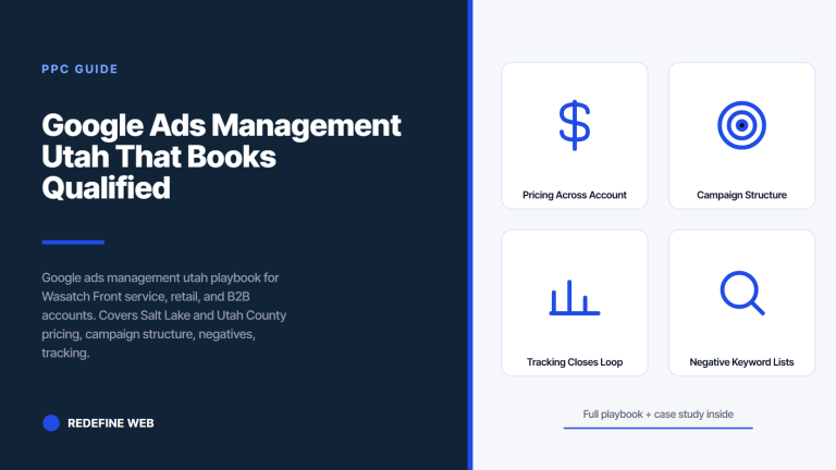Google Ads Management Utah That Books Qualified Leads