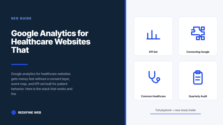 Google Analytics for Healthcare Websites That Tracks Real Patient Wins