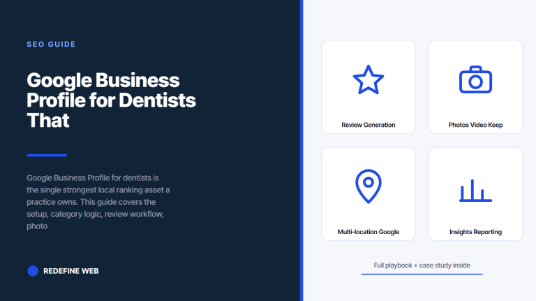 Google Business Profile for Dentists That Books New Patients