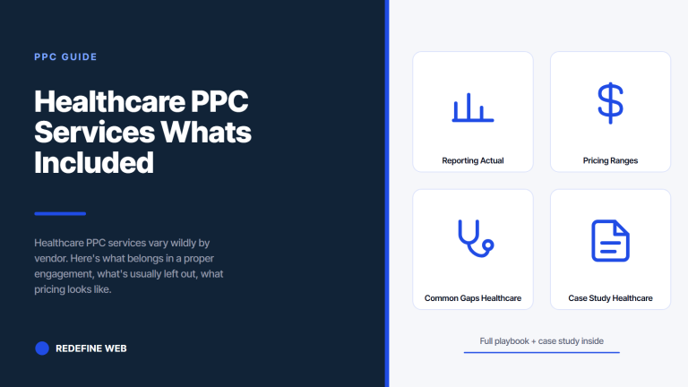 Healthcare PPC Services Whats Included and What to Ask For