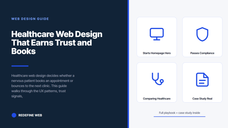 Healthcare Web Design That Earns Trust and Books Appointments