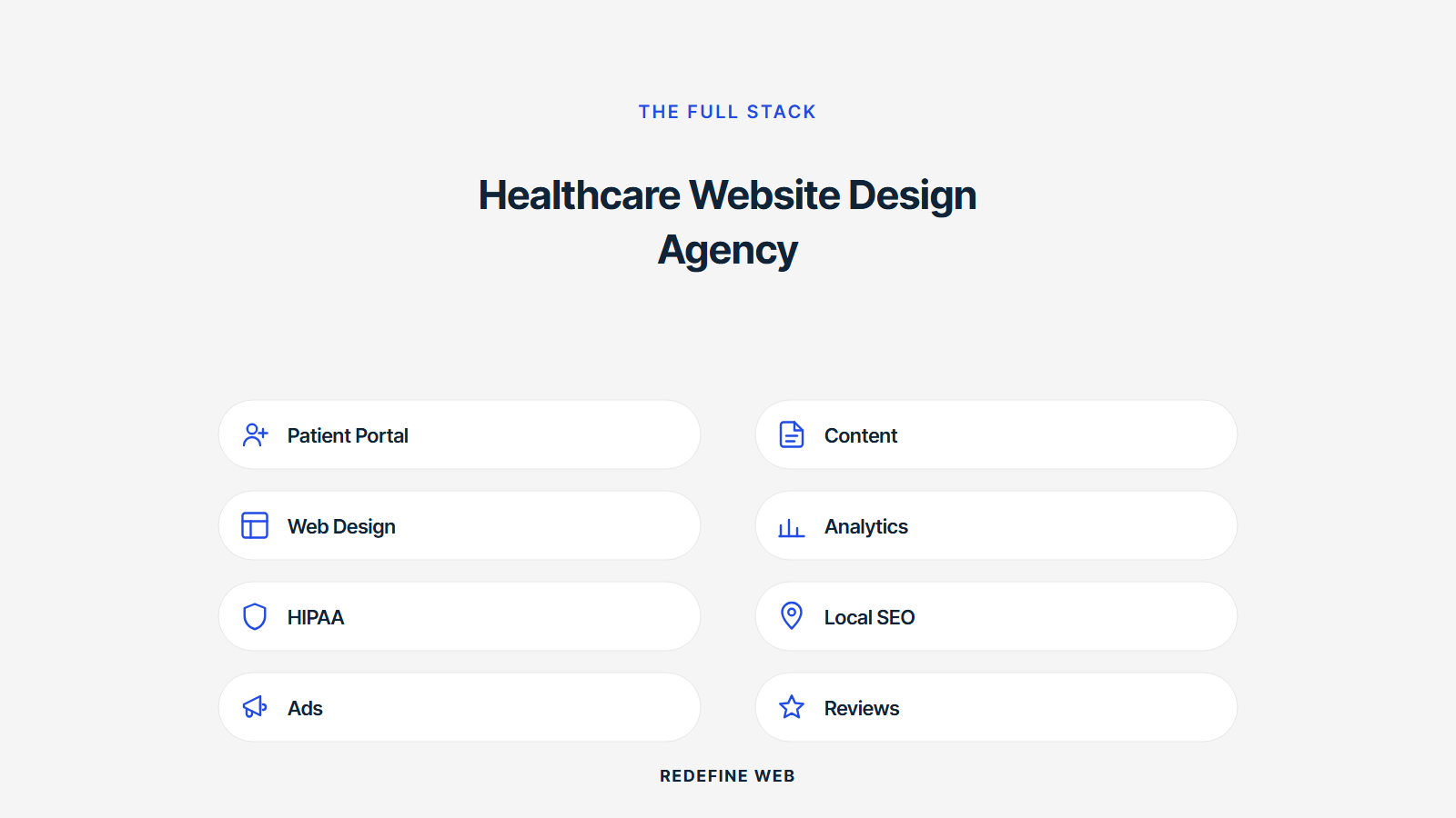healthcare web design services explained