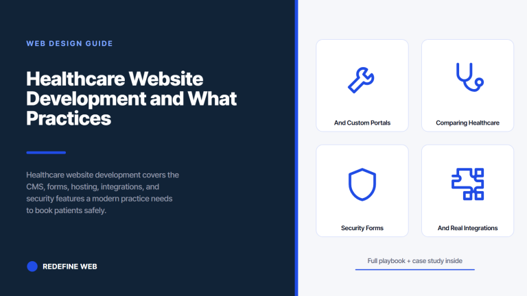 Healthcare Website Development and What Practices Actually Need to Build