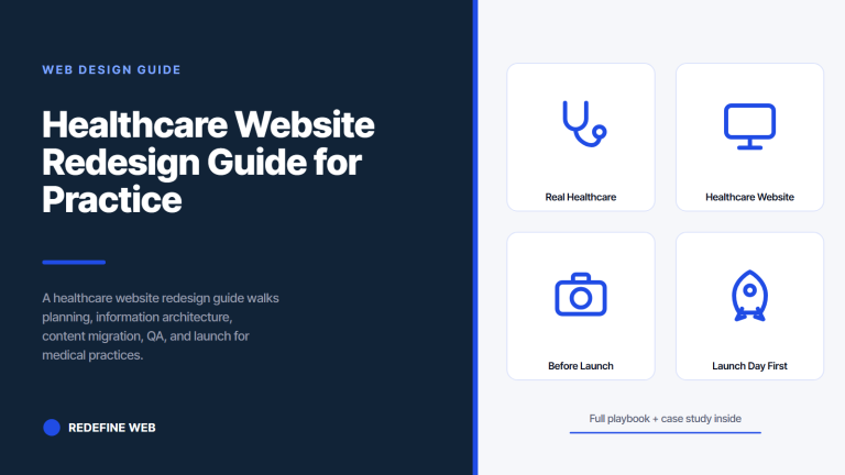 Healthcare Website Redesign Guide for Practice Owners and Marketing Leads