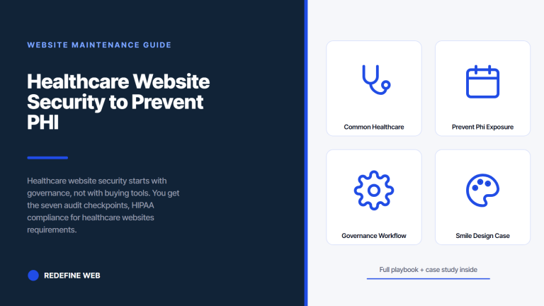 Healthcare Website Security to Prevent PHI Exposure