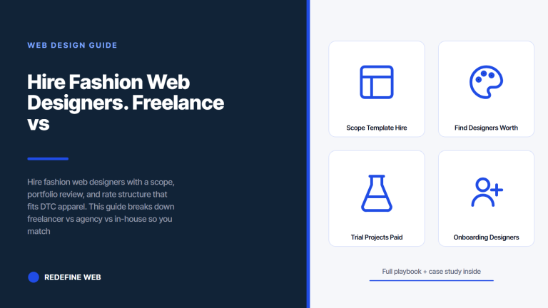 Hire Fashion Web Designers. Freelance vs Agency Guide