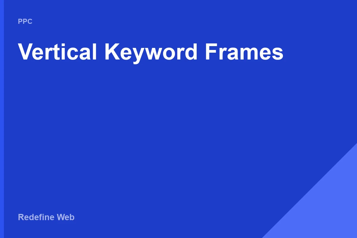 hvac and plumbing paid search vertical frames