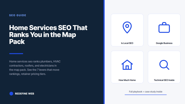 Home Services SEO That Ranks You in the Map Pack