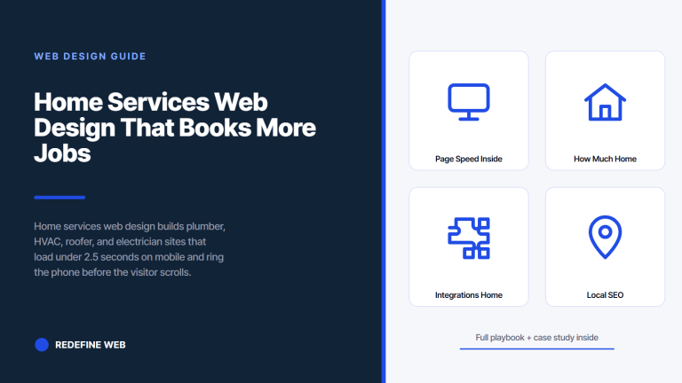 Home Services Web Design That Books More Jobs