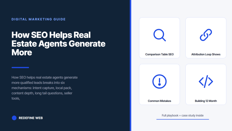 How SEO Helps Real Estate Agents Generate More Qualified Leads