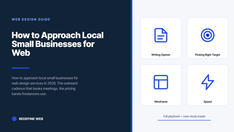 How to Approach Local Small Businesses for Web Design Services
