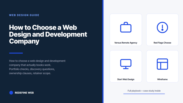 How to Choose a Web Design and Development Company