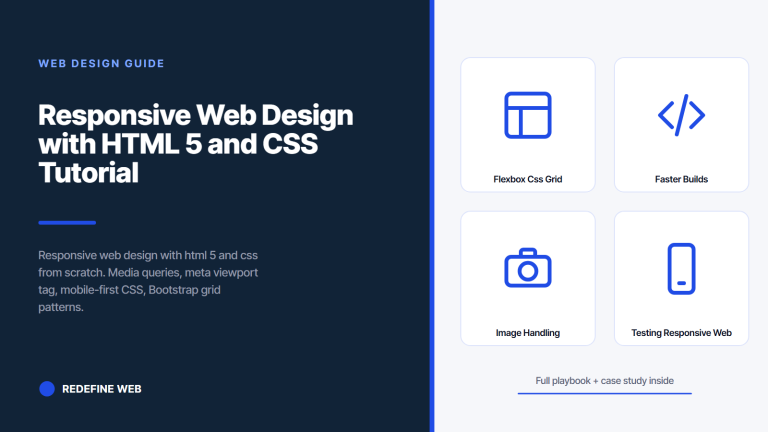 Responsive Web Design with HTML 5 and CSS Tutorial