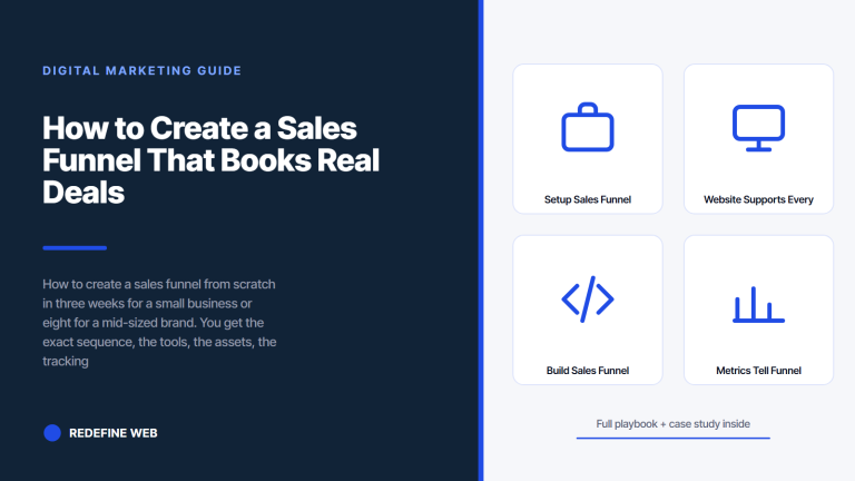 How to Create a Sales Funnel That Books Real Deals