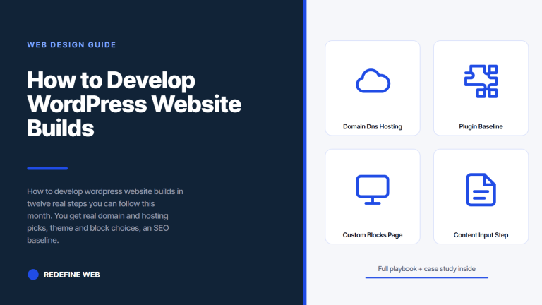 How to Develop WordPress Website Builds in Twelve Steps