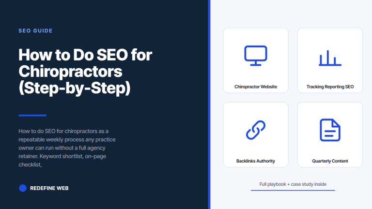 How to Do SEO for Chiropractors (Step-by-Step)