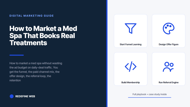 How to Market a Med Spa That Books Real Treatments