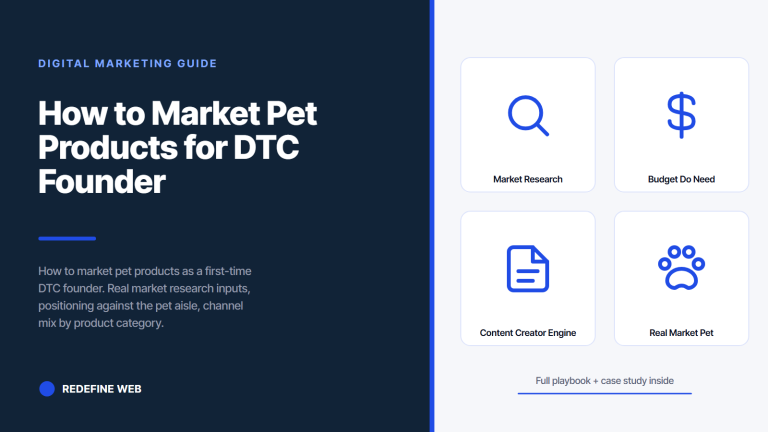 How to Market Pet Products for DTC Founder Launches
