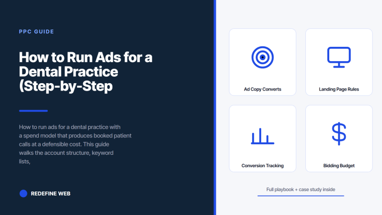 How to Run Ads for a Dental Practice (Step-by-Step Setup)
