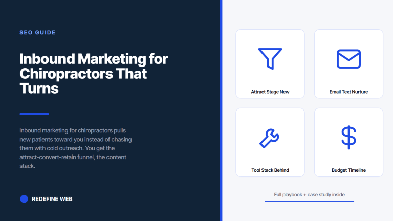 Inbound Marketing for Chiropractors That Turns Searchers Into Patients