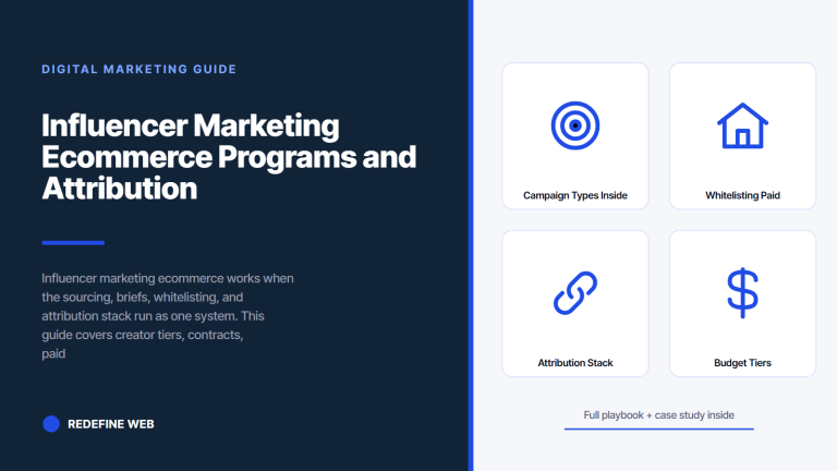 Influencer Marketing Ecommerce Programs and Attribution for DTC