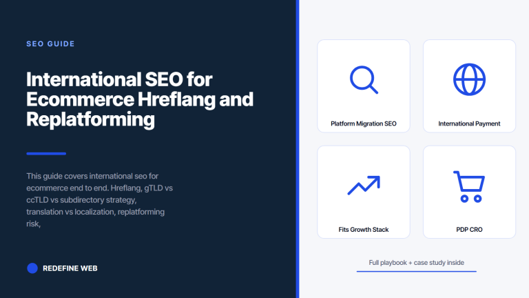 International SEO for Ecommerce Hreflang and Replatforming