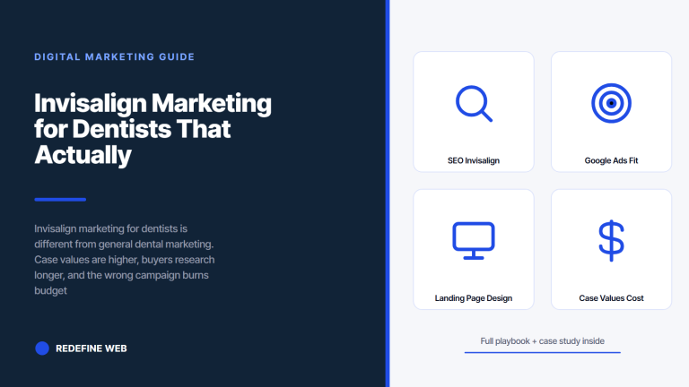 Invisalign Marketing for Dentists That Actually Books Aligner Consults