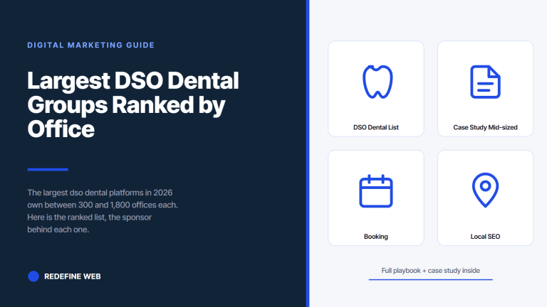 Largest DSO Dental Groups Ranked by Office Count in 2026