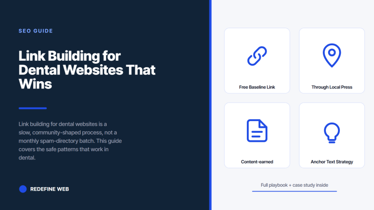 Link Building for Dental Websites That Wins Without Spam