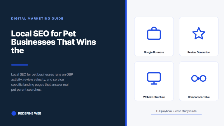Local SEO for Pet Businesses That Wins the Map Pack