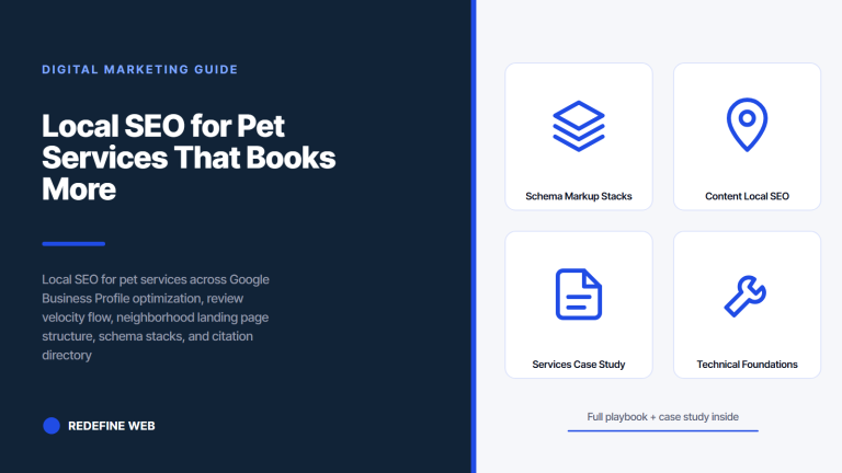 Local SEO for Pet Services That Books More Real Appointments
