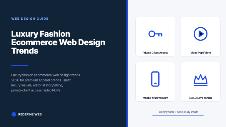 Luxury Fashion Ecommerce Web Design Trends 2026 That Sell