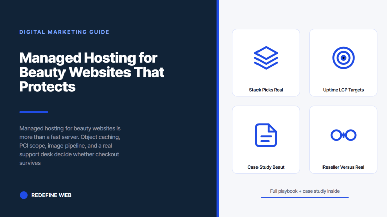 Managed Hosting for Beauty Websites That Protects Uptime and Checkout Speed