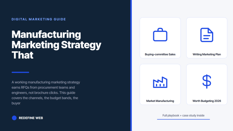 manufacturing marketing strategy