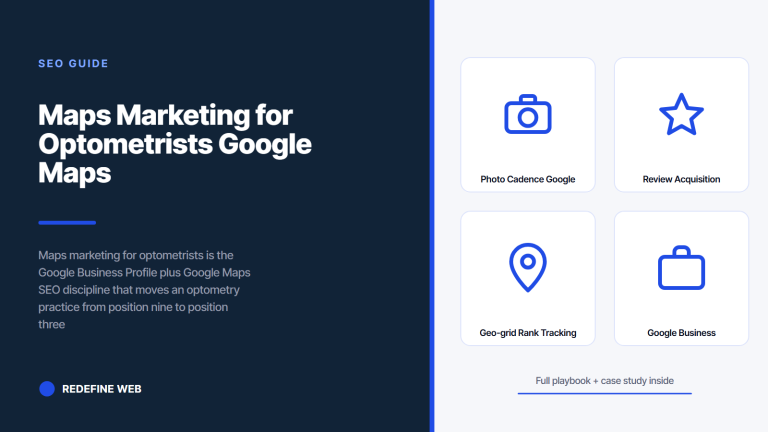 Maps Marketing for Optometrists Google Maps SEO and GBP