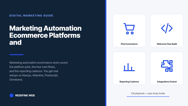 Marketing Automation Ecommerce Platforms and Flows for DTC Brands