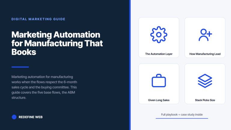 Marketing Automation for Manufacturing That Books RFQs