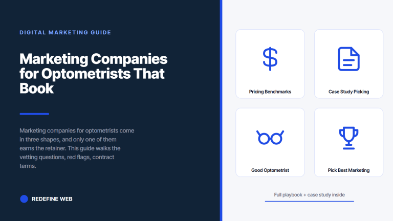 Marketing Companies for Optometrists That Book Real Eye Exams
