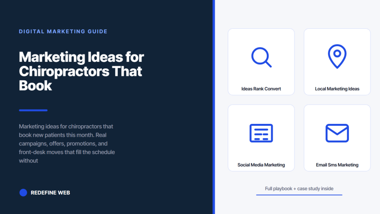 Marketing Ideas for Chiropractors That Book More New Patients