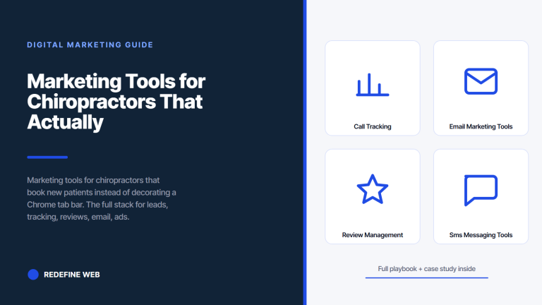 Marketing Tools for Chiropractors That Actually Book More Patients