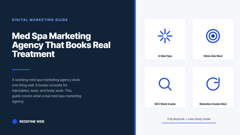 Med Spa Marketing Agency That Books Real Treatment Consults