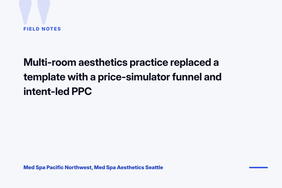 med spa marketing ideas field notes on channel mix