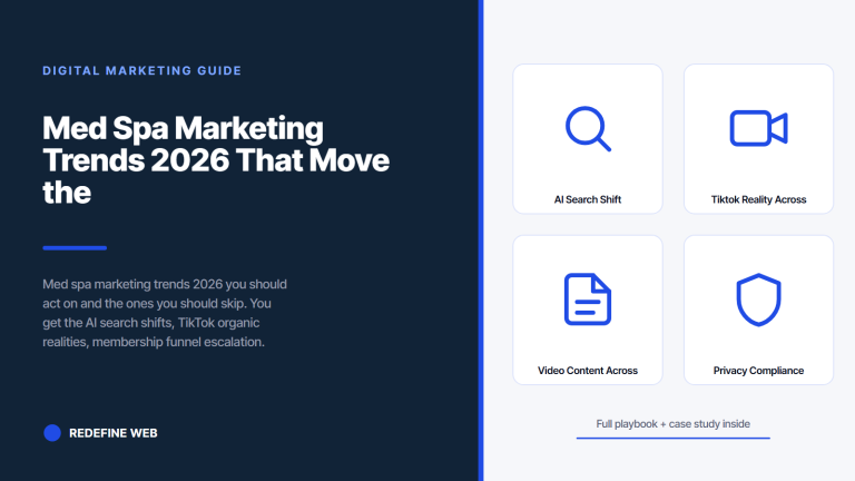 Med Spa Marketing Trends 2026 That Move the Calendar