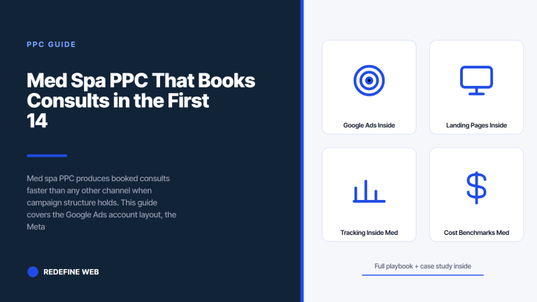 Med Spa PPC That Books Consults in the First 14 Days