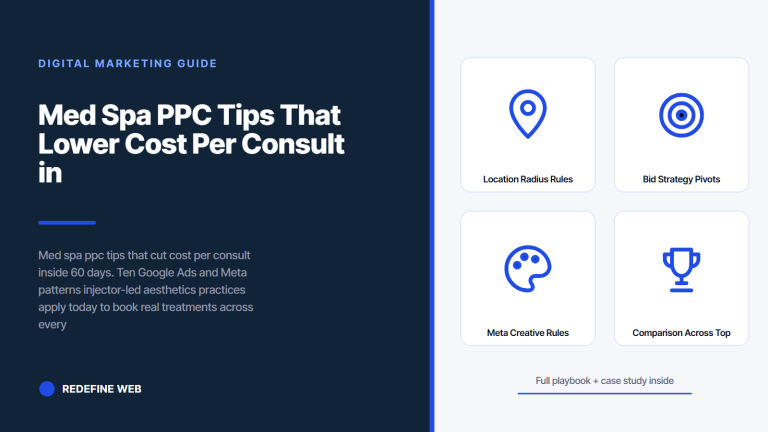 Med Spa PPC Tips That Lower Cost Per Consult in 60 Days