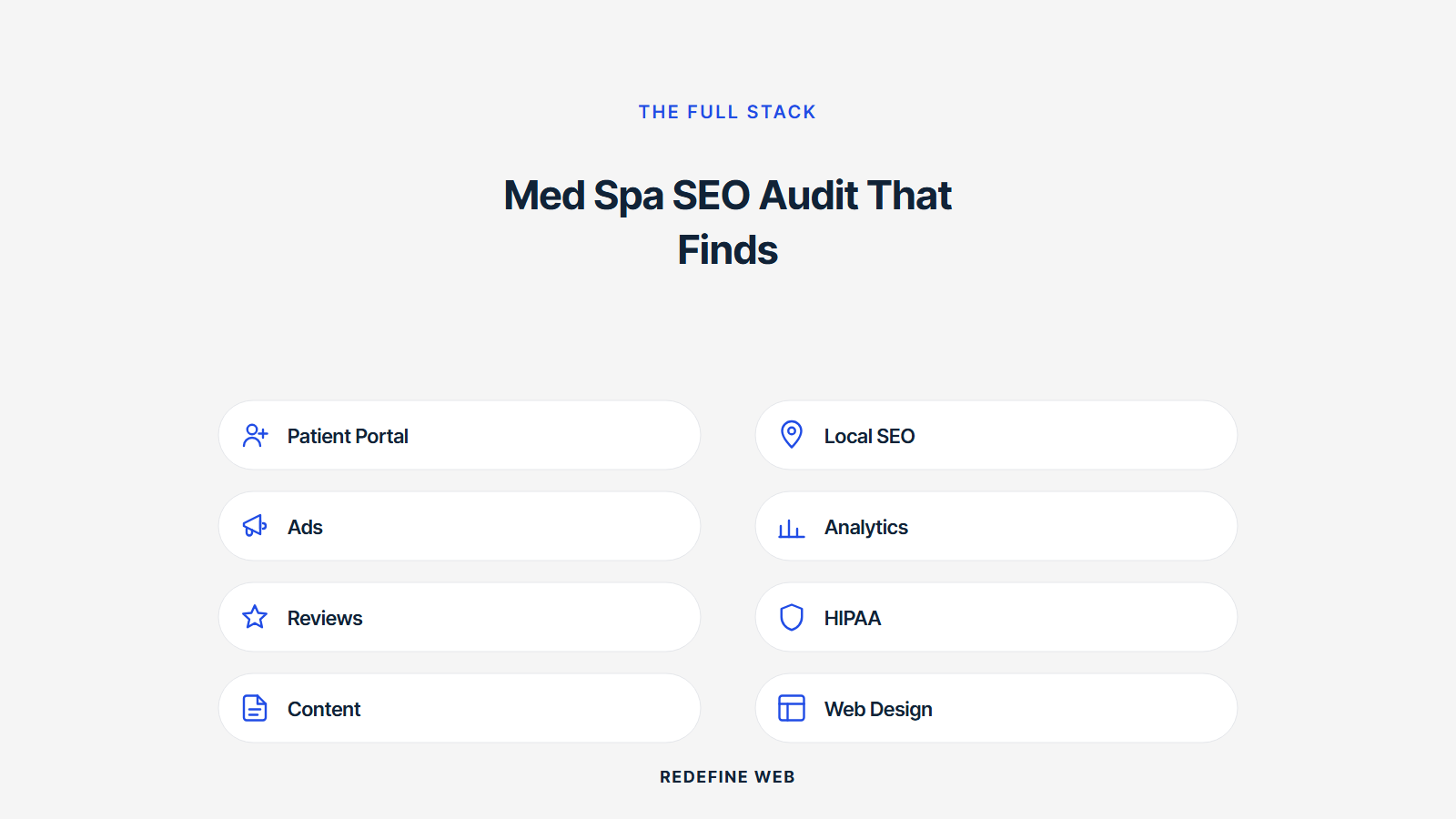 aesthetics seo audit explained